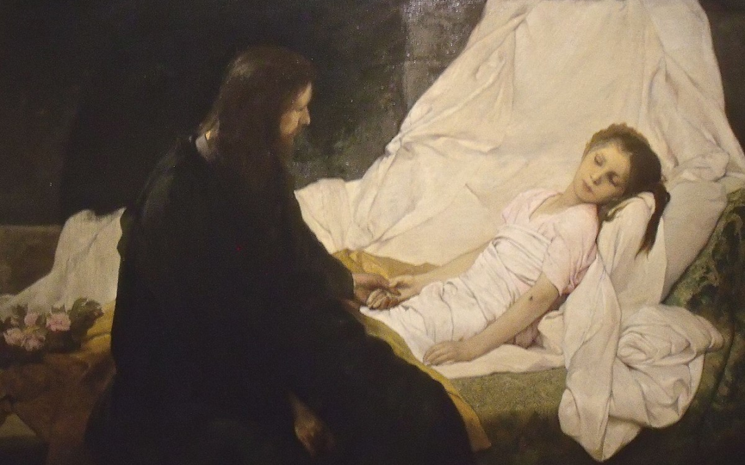 Resurrection of Jairus’ Daughter, Gabriel Max (1840-1915)