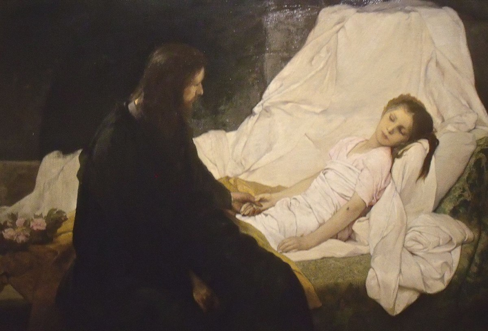 Resurrection of Jairus’ Daughter, Gabriel Max (1840-1915) - Come Meet Jesus