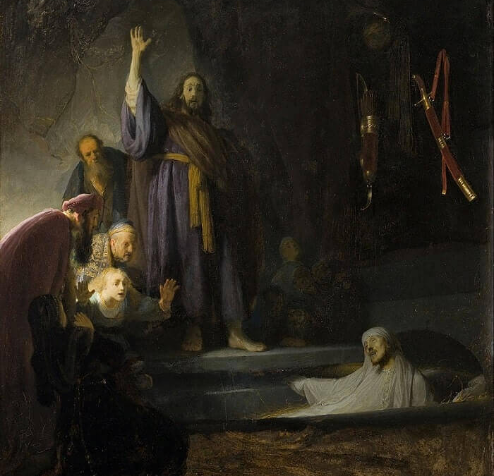The Raising of Lazarus, Rembrandt (1606-1669)