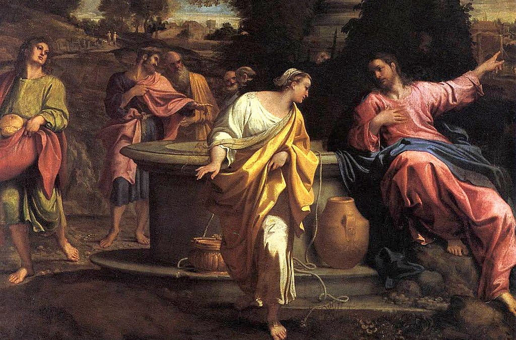 Christ and the Samaritan Woman, Annibale Carracci (1560-1609)